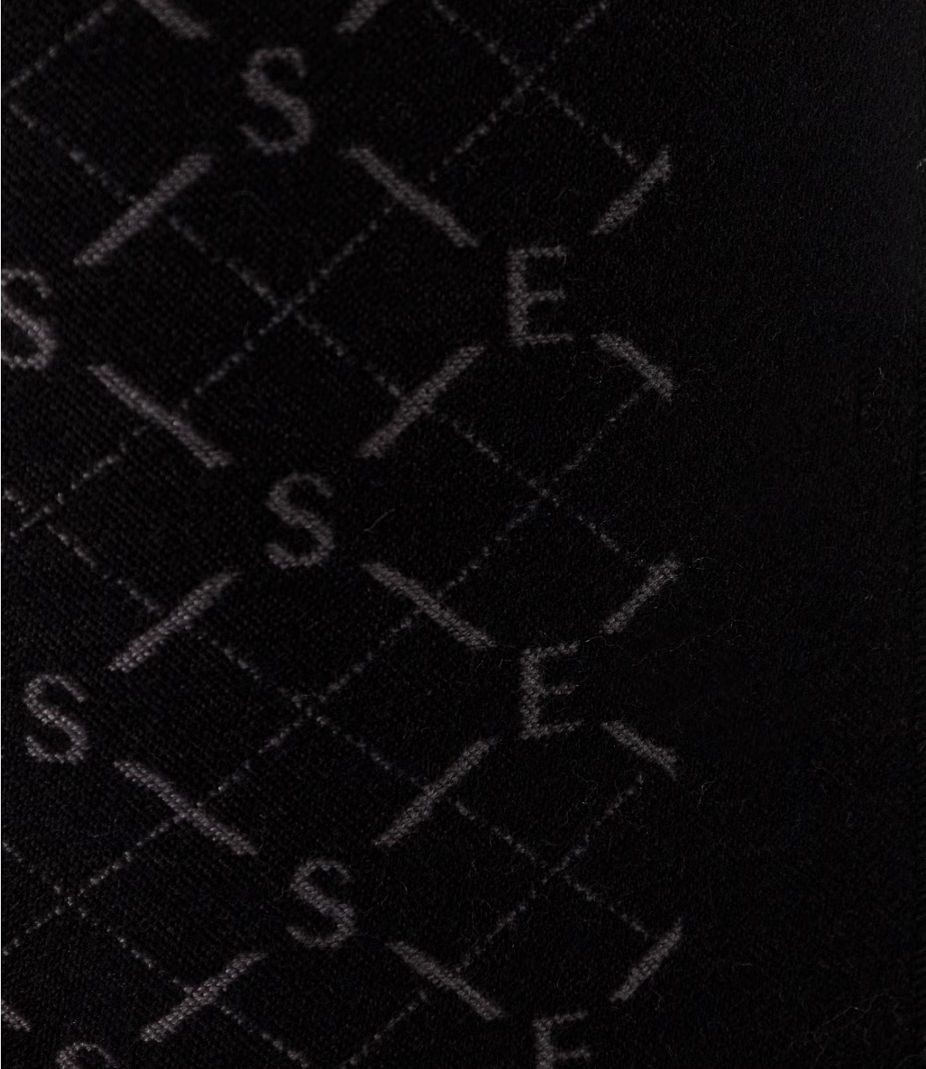 Twinset Stola Jacquard Mix Nero/Grigio Donna