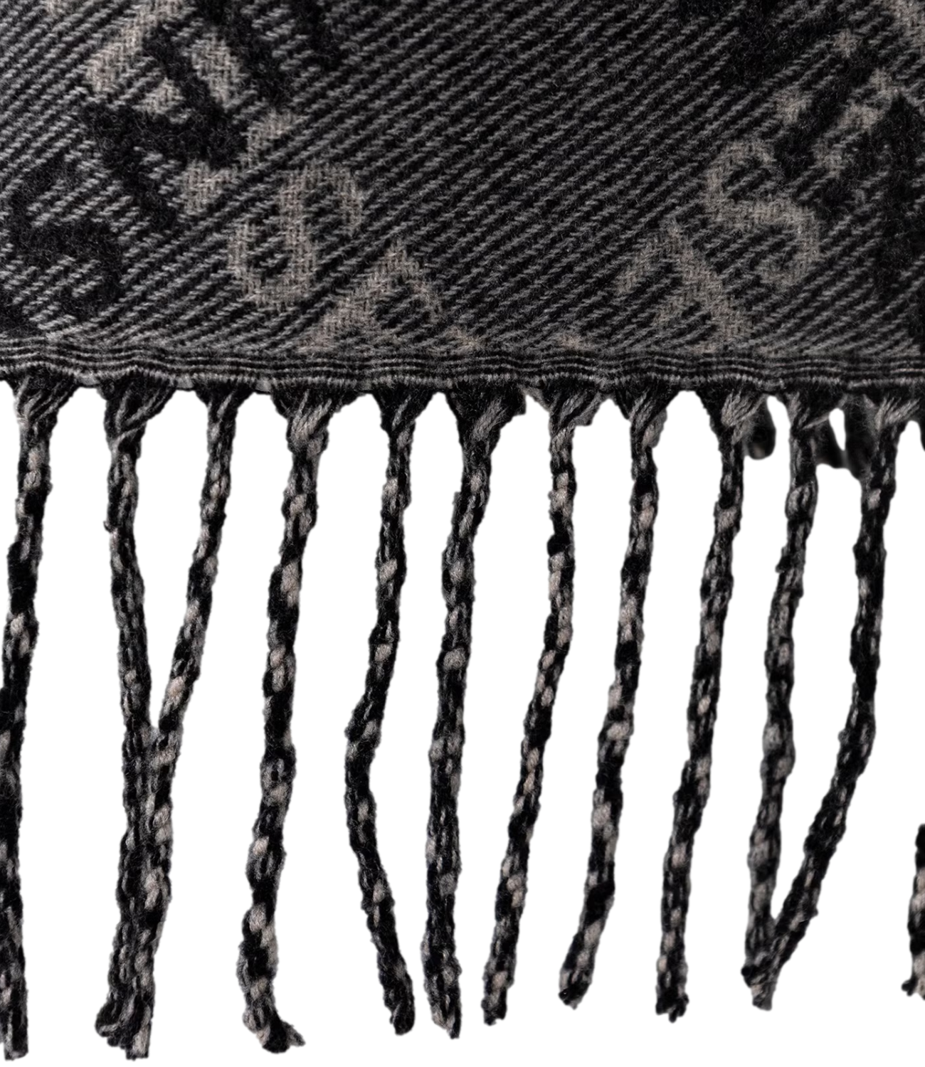 Twinset Sciarpa Jacquard Nero Donna