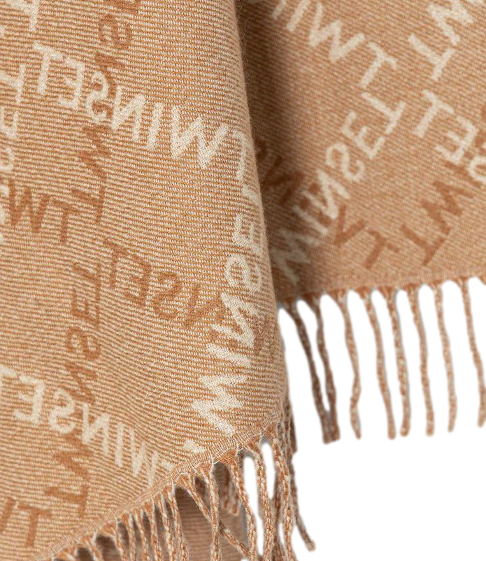 Twinset Sciarpa Jacquard Canapa Donna