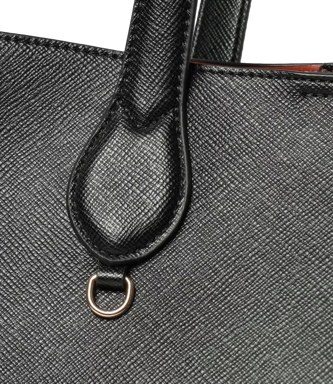 Twinset Borsa Tote Grande Doppio Manico Nero/Cherry Donna