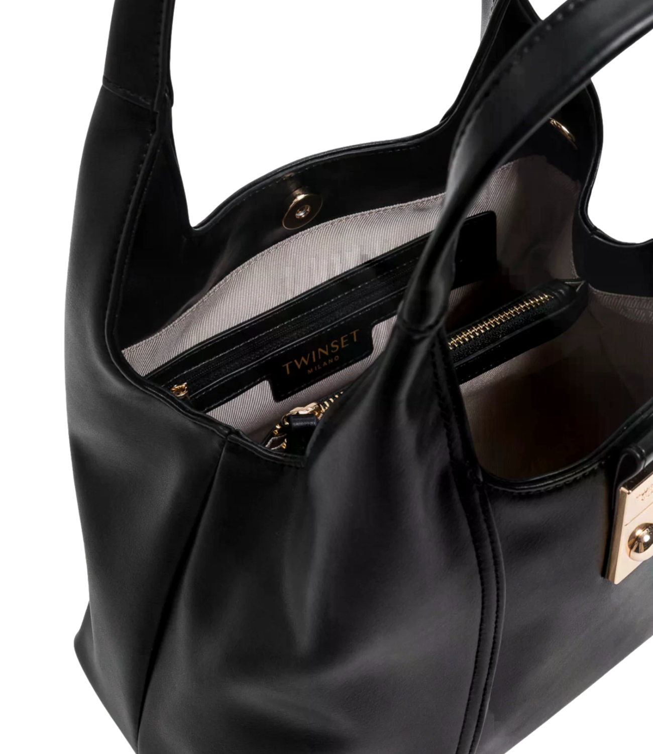 Twinset Borsa Hobo Piccola Nero Donna