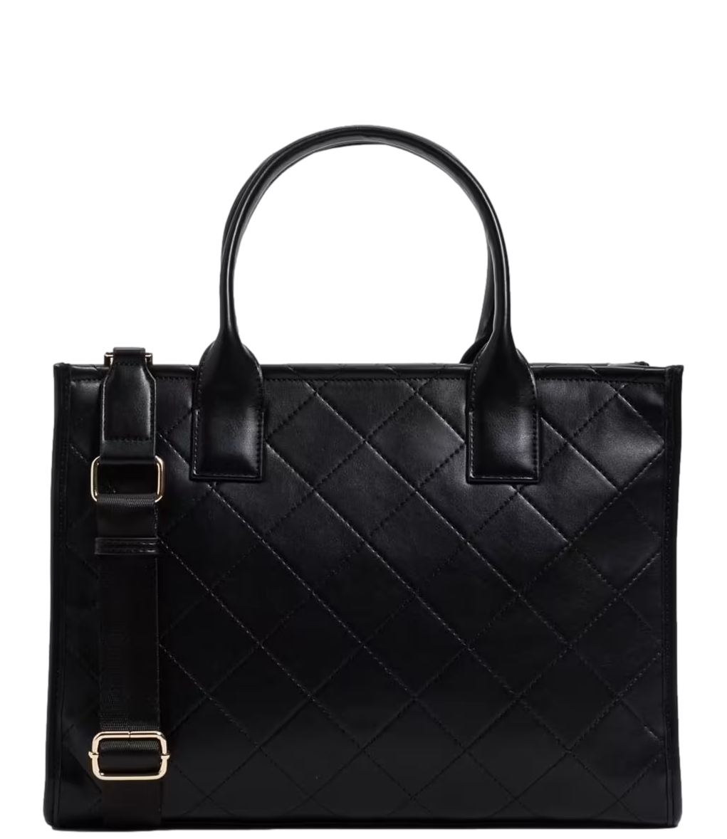 Twinset Borsa Tote Trapuntata Grande Nero Donna