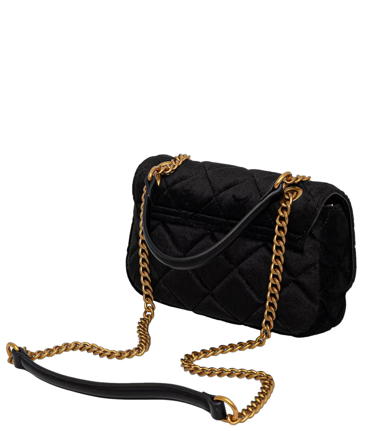 Twinset Borsa a Tracolla Velluto Nero Donna