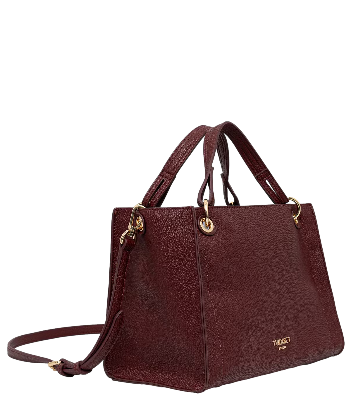 Twinset Borsa Tote Bordeaux Donna