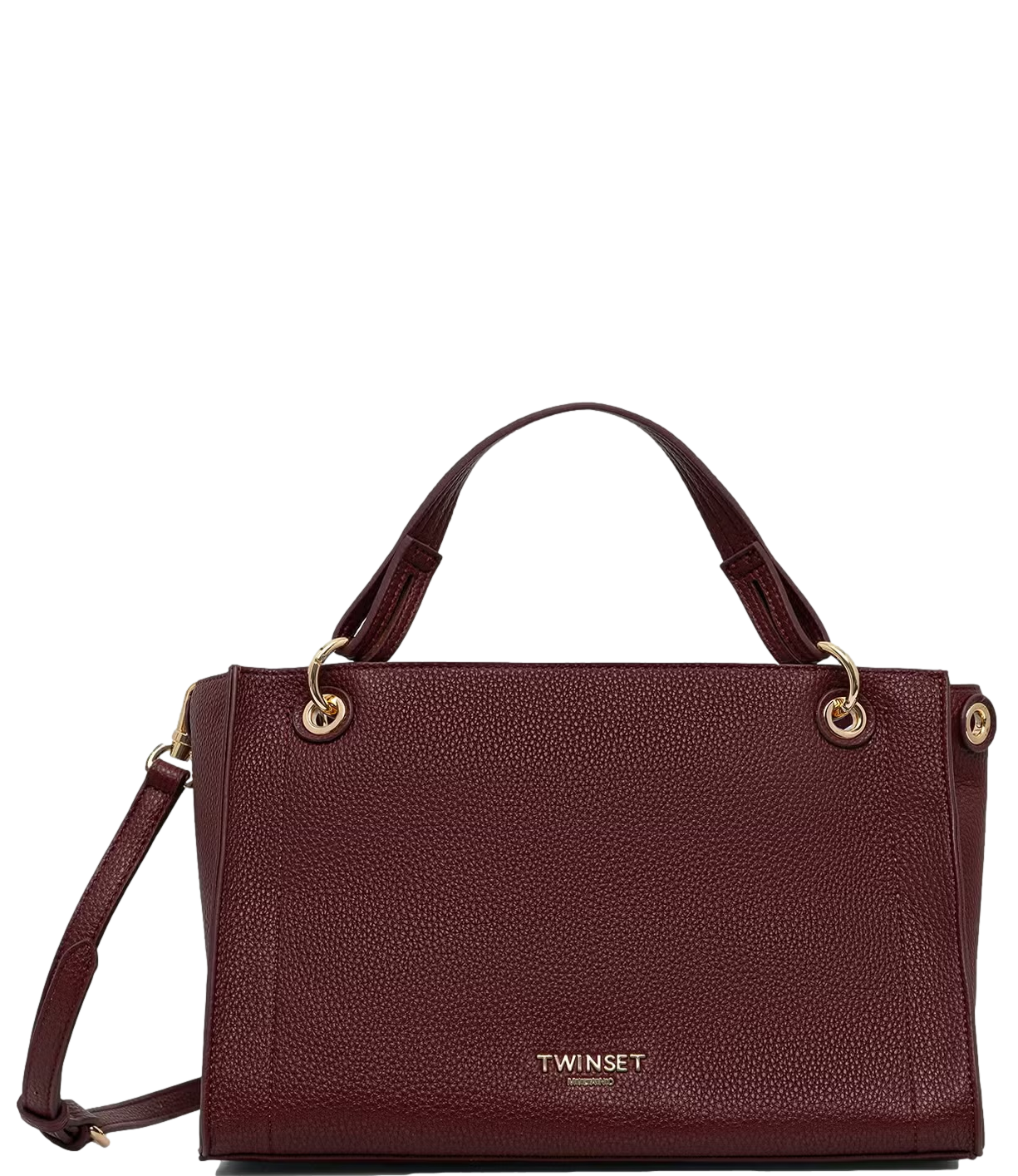 Twinset Borsa Tote Bordeaux Donna