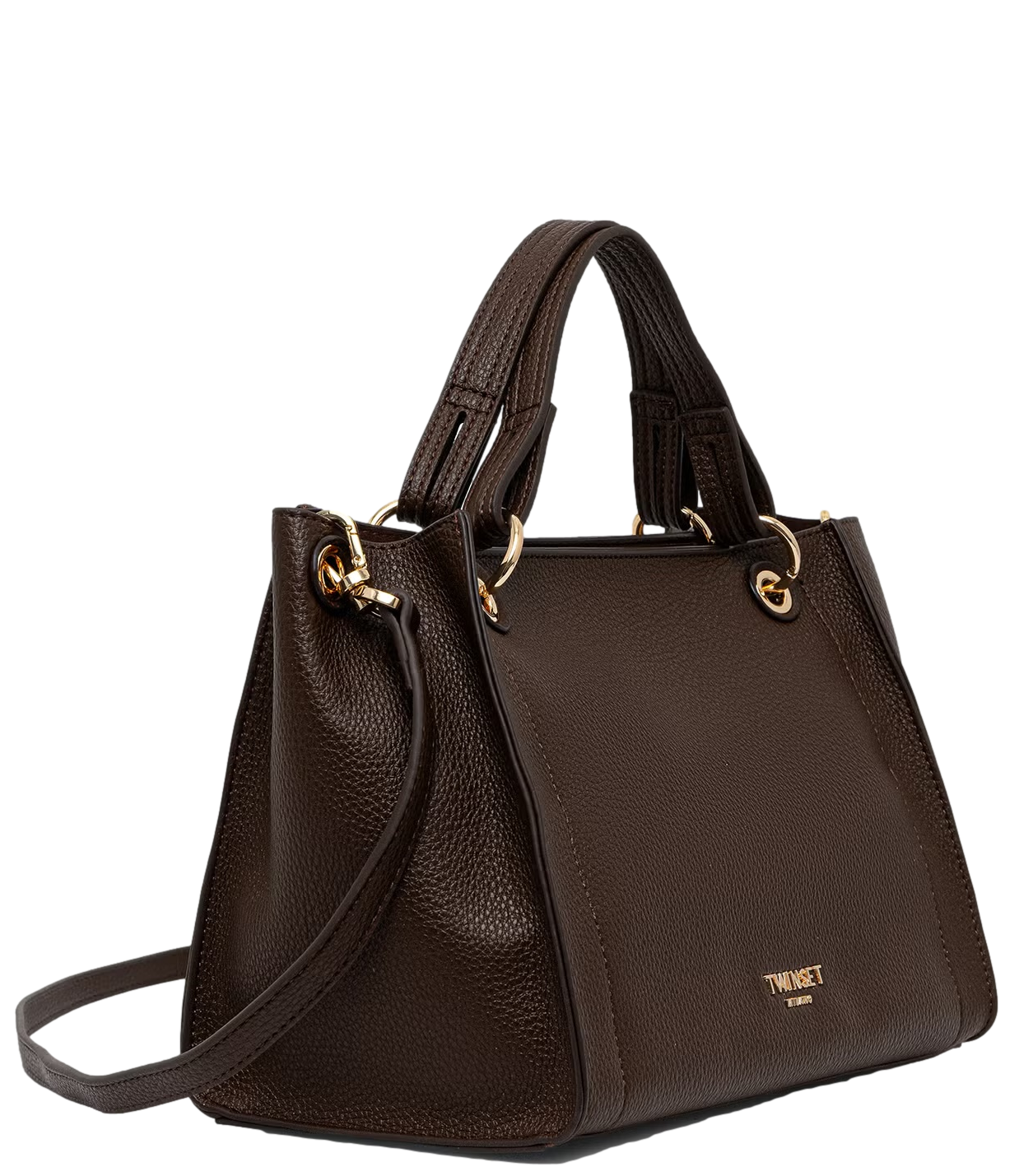 Twinset Borsa Tote Darkness Brown Donna