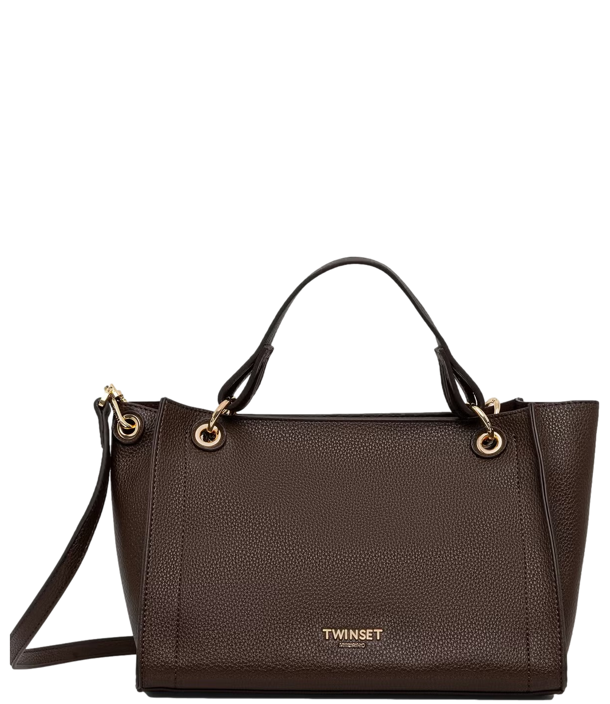 Twinset Borsa Tote Darkness Brown Donna