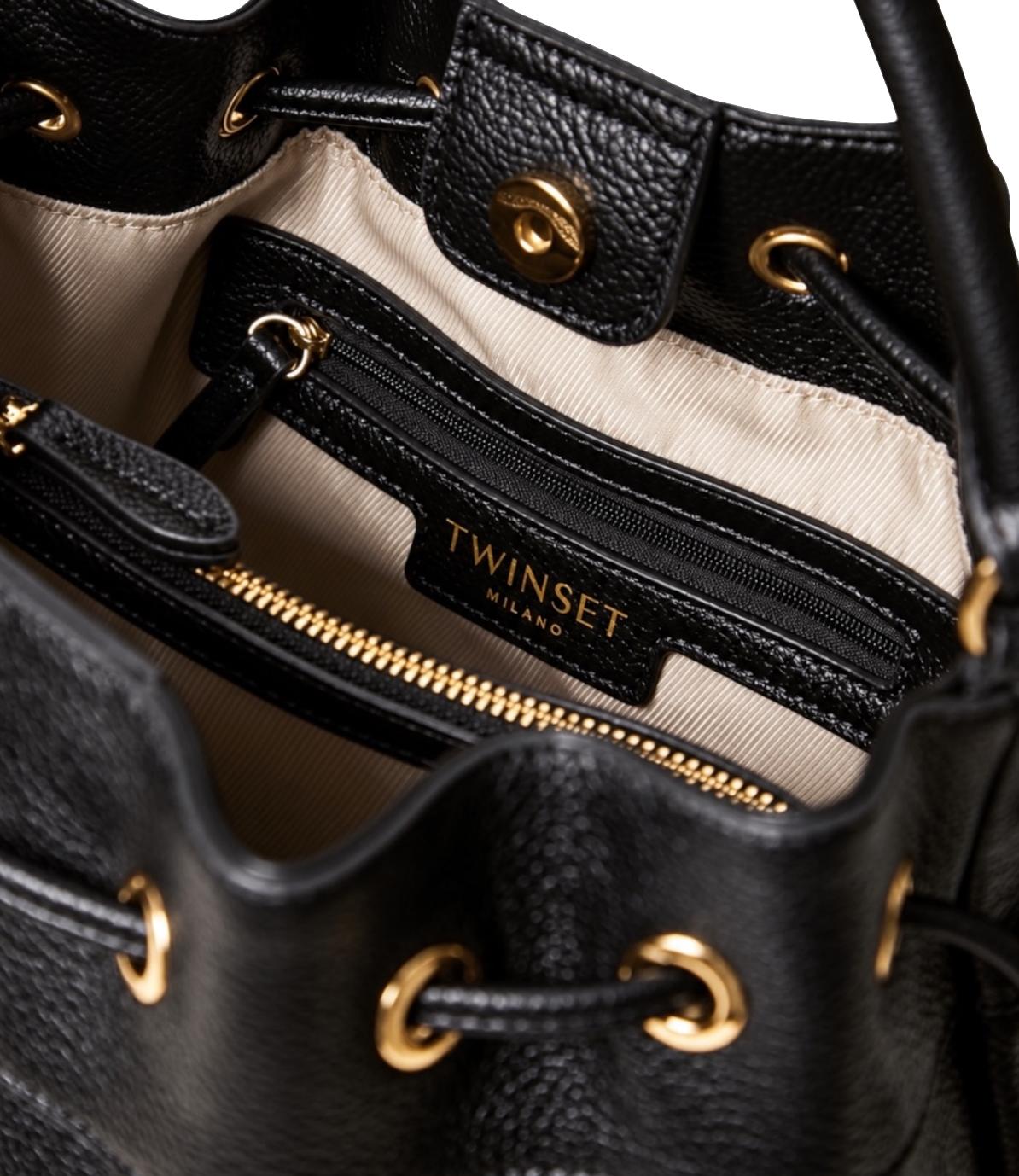 Twinset Borsa Secchiello Nero Donna