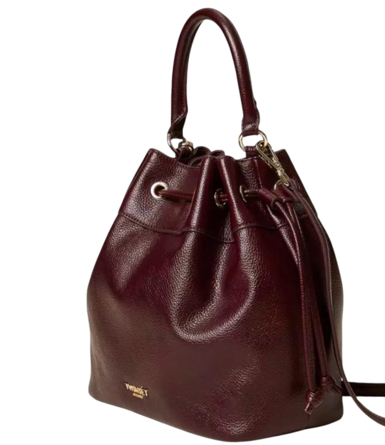 Twinset Borsa Secchiello Bordeaux Donna