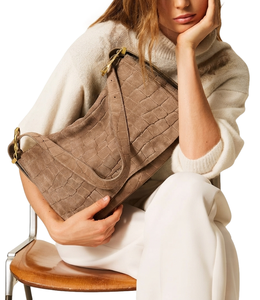 Twinset Borsa Lilian Light Taupe Donna