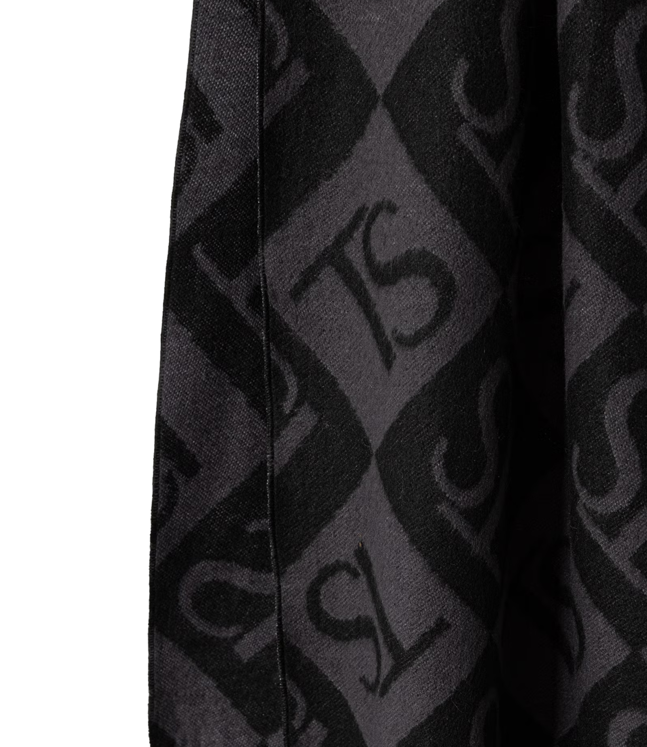 Twinset Stola Jacquard Rombi Grigio Melange Donna