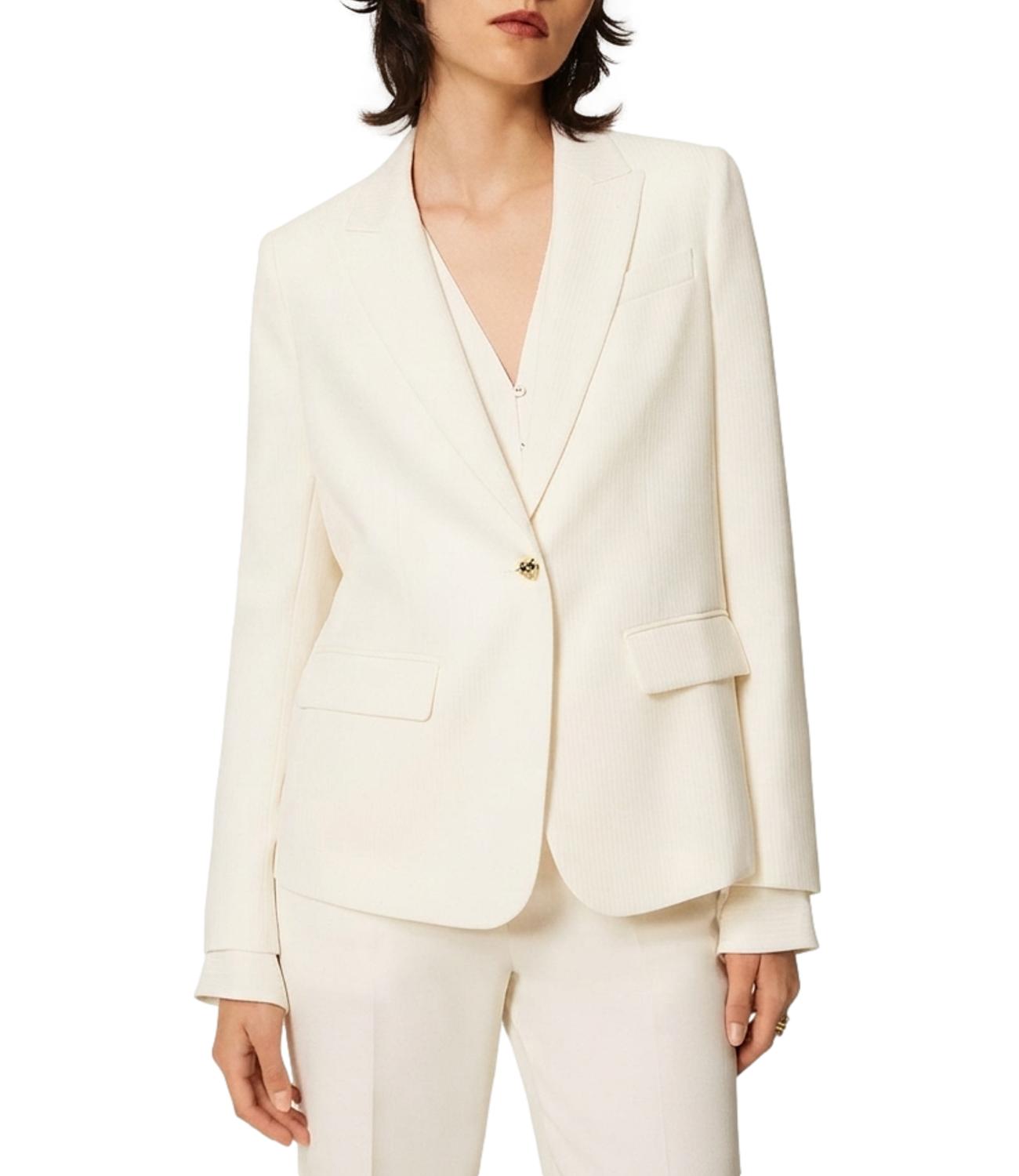 Twinset Blazer Monopetto Madreperla Donna