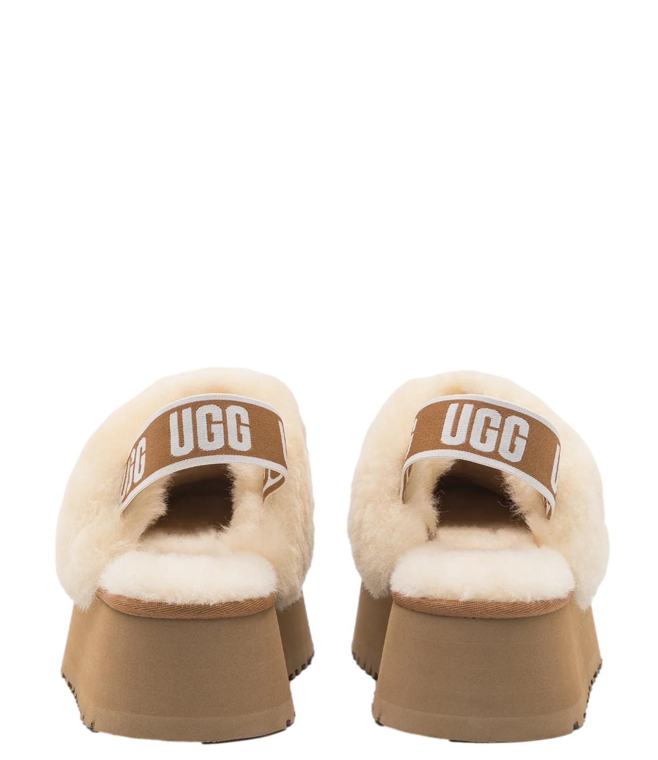 Ciabatte Platform Donna UGG Funkette Chestnut