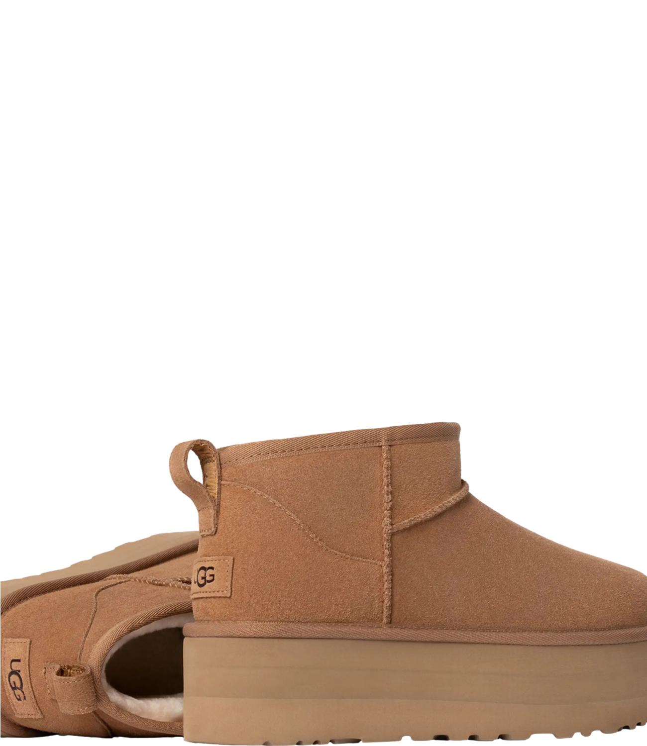 UGG Donna Stivali Classic Ultra Mini Platform biscotto