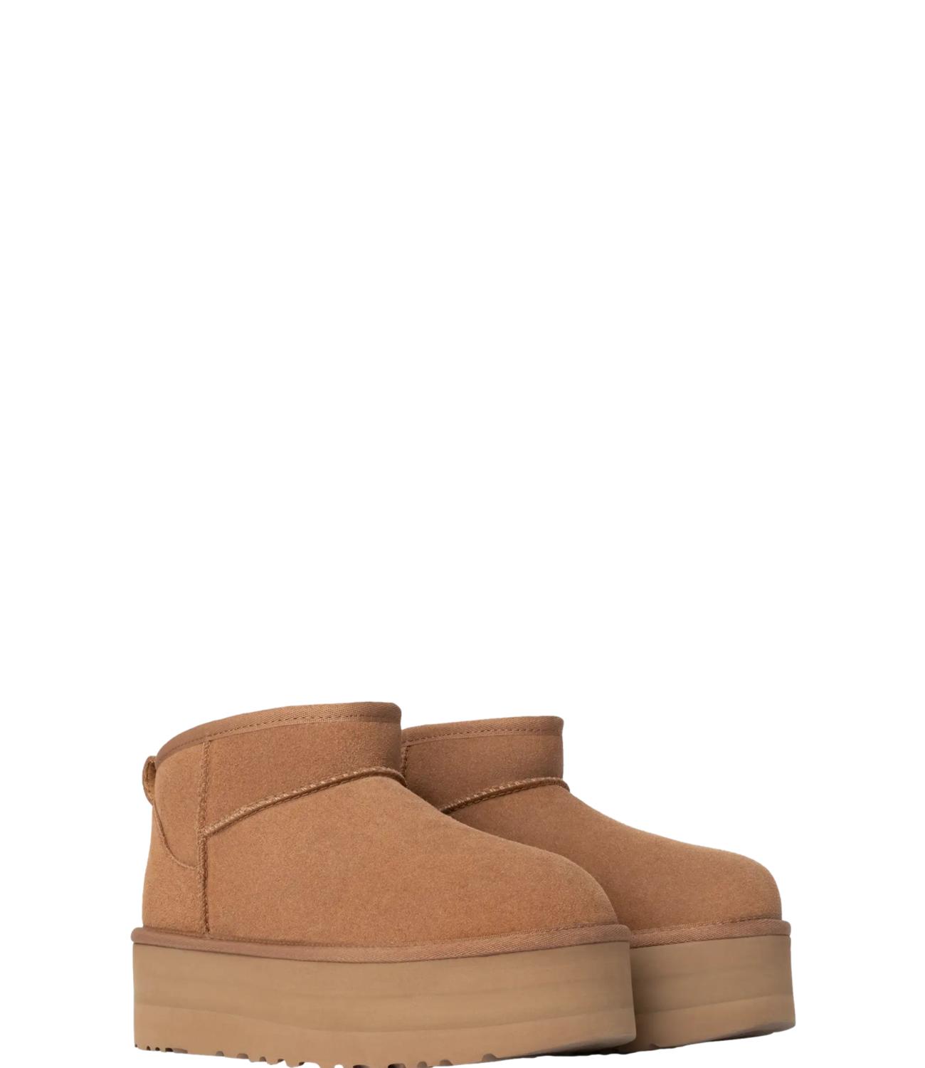 UGG Donna Stivali Classic Ultra Mini Platform biscotto