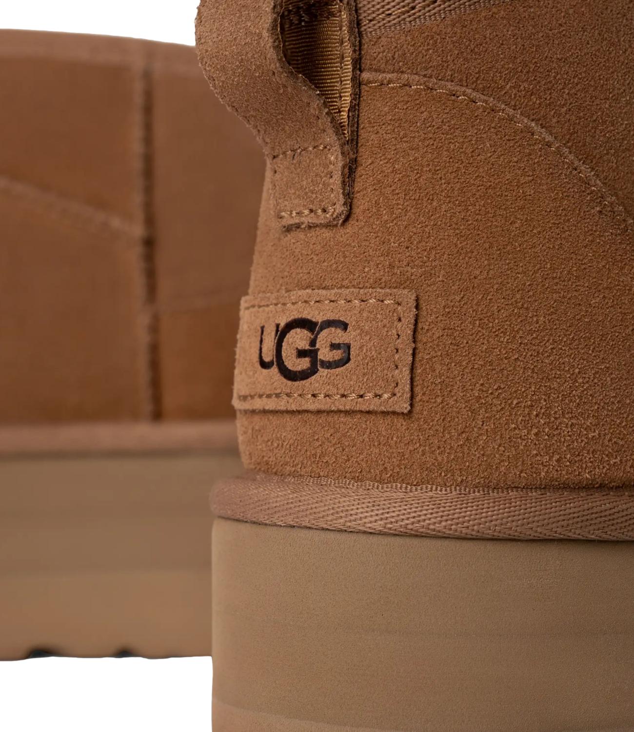 UGG Donna Stivali Classic Ultra Mini Platform biscotto