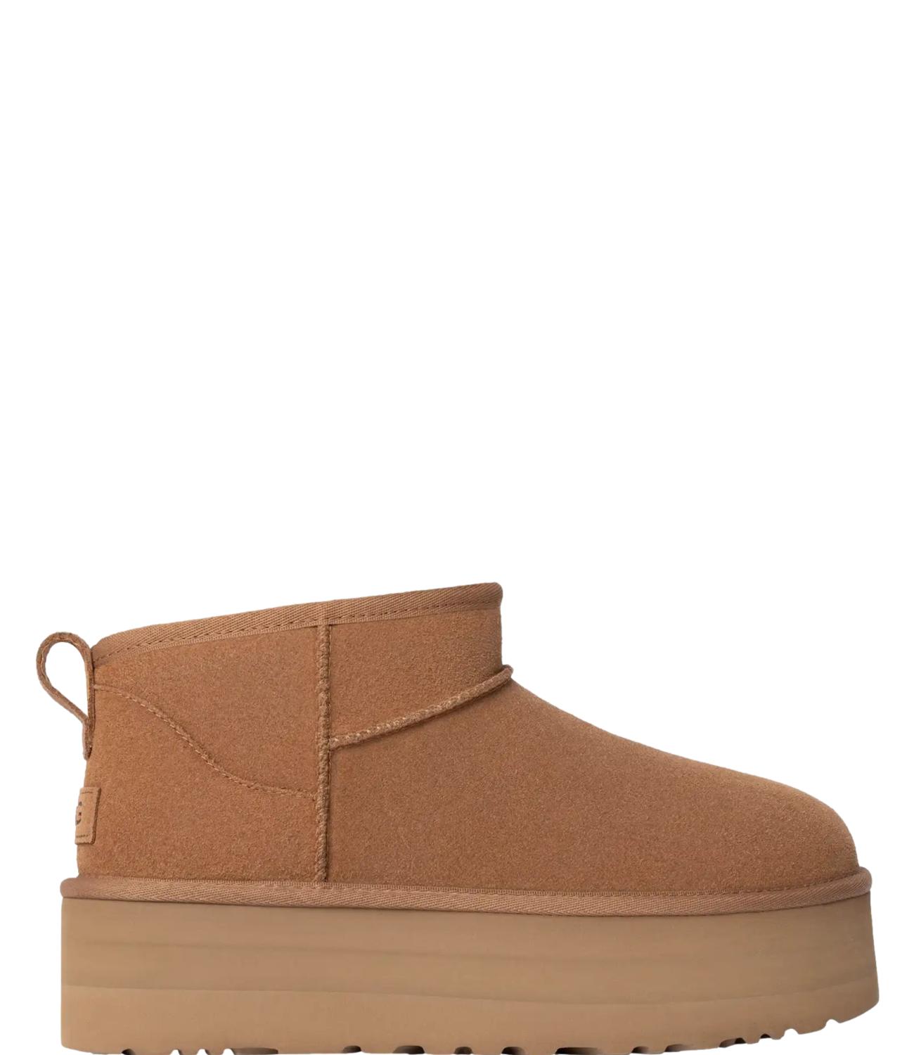 UGG Donna Stivali Classic Ultra Mini Platform biscotto