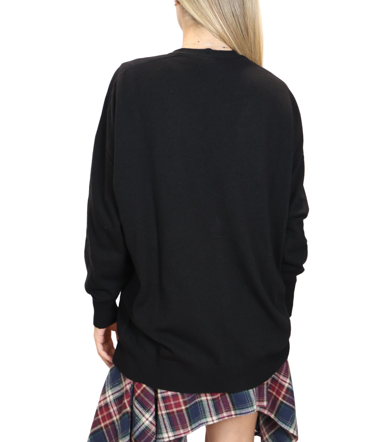 Vicolo Cardigan Nero Donna