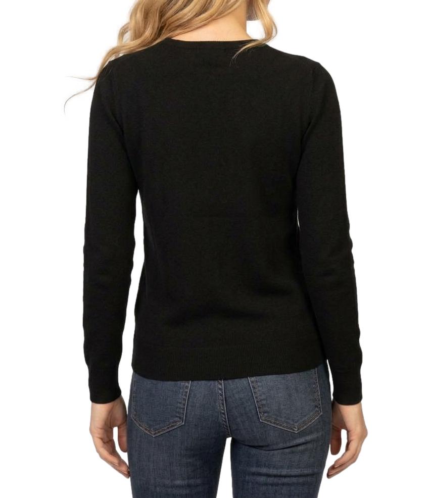 Vicolo Maglia Nero Donna