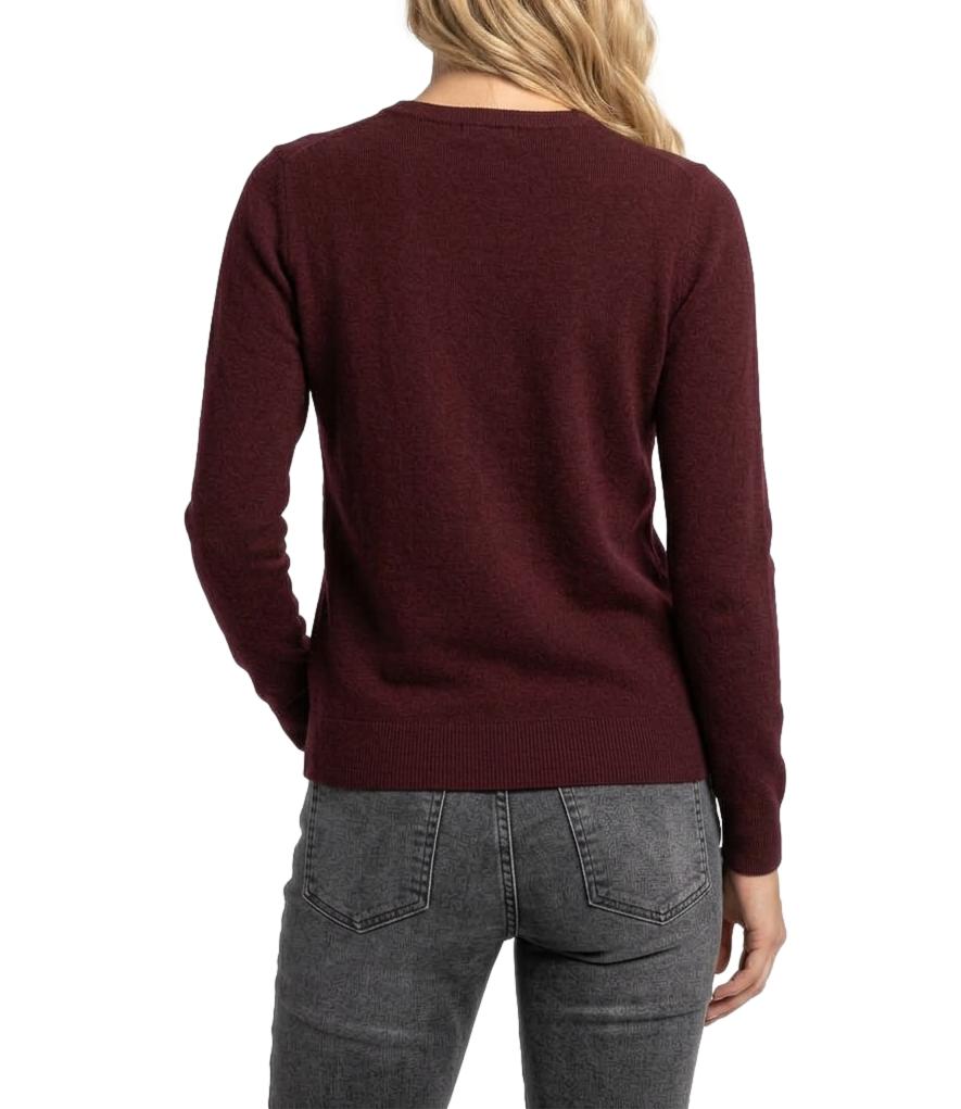 Vicolo Maglia Borgogna Donna