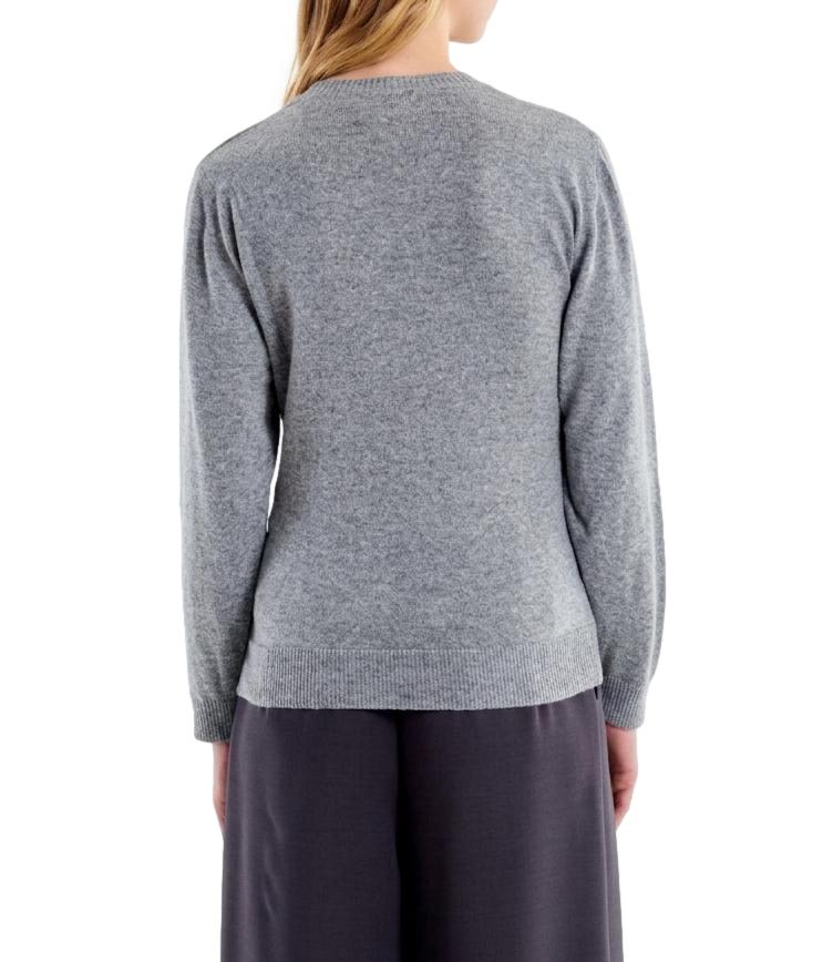 Vicolo Maglia Nodo Grigio Donna