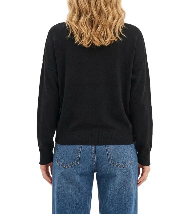 Vicolo Cardigan Nero Donna