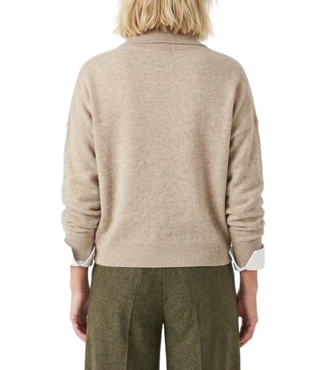 Vicolo Cardigan Beige Melange Donna