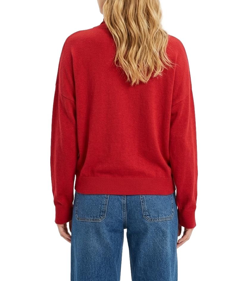 Vicolo Cardigan Rosso Donna