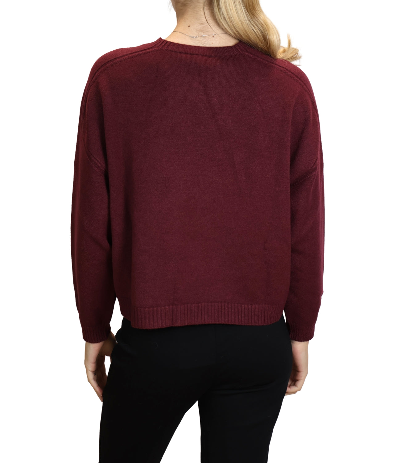 Vicolo Maglia Borgogna Donna