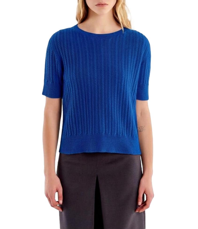Vicolo Maglia Blu Donna