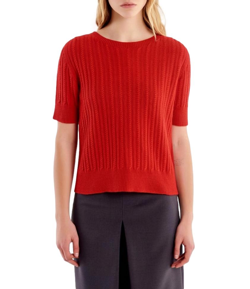 Vicolo Maglia Rosso Donna