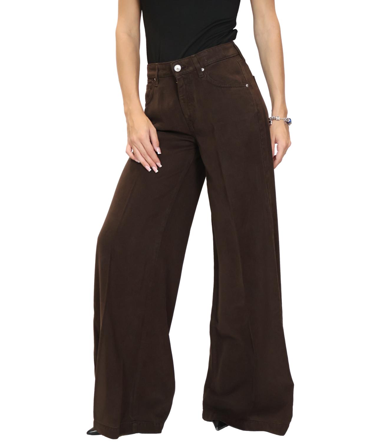 Vicolo Pantalone MADISON Marrone Fondente Donna