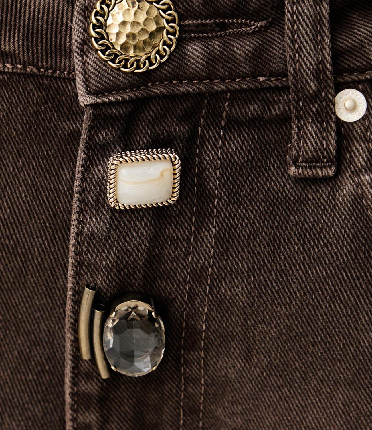 Vicolo Jeans ZOE Marrone Fondente Donna