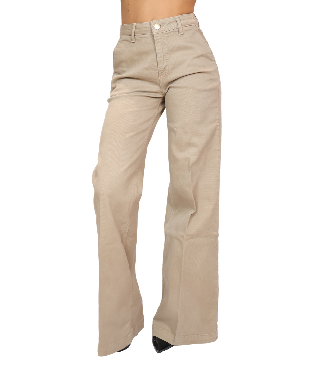 Vicolo Pantalone Elena Taupe Donna