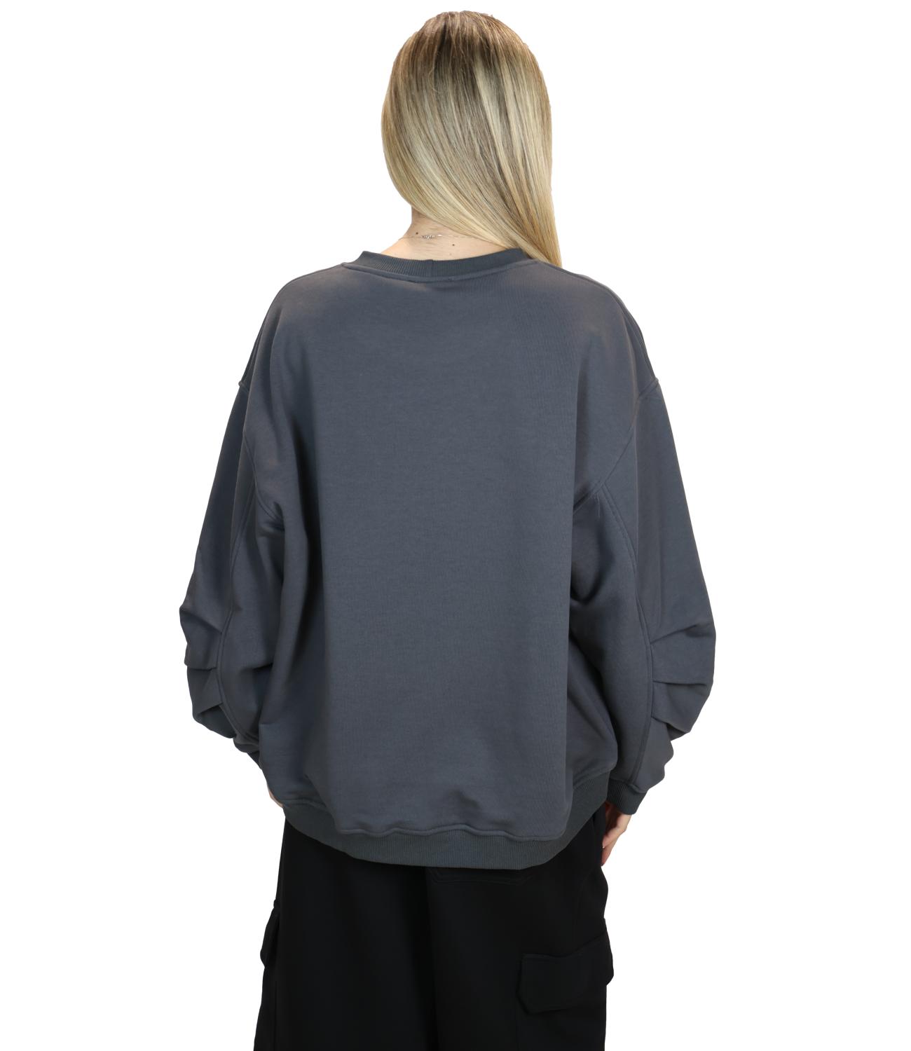 Vicolo Felpa Asfalto Donna