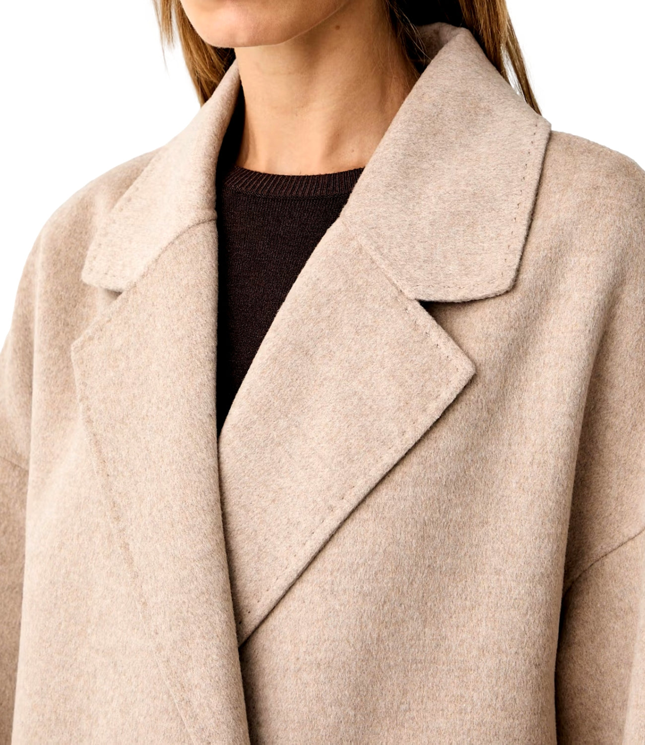 Vicolo Cappotto Tortora Donna