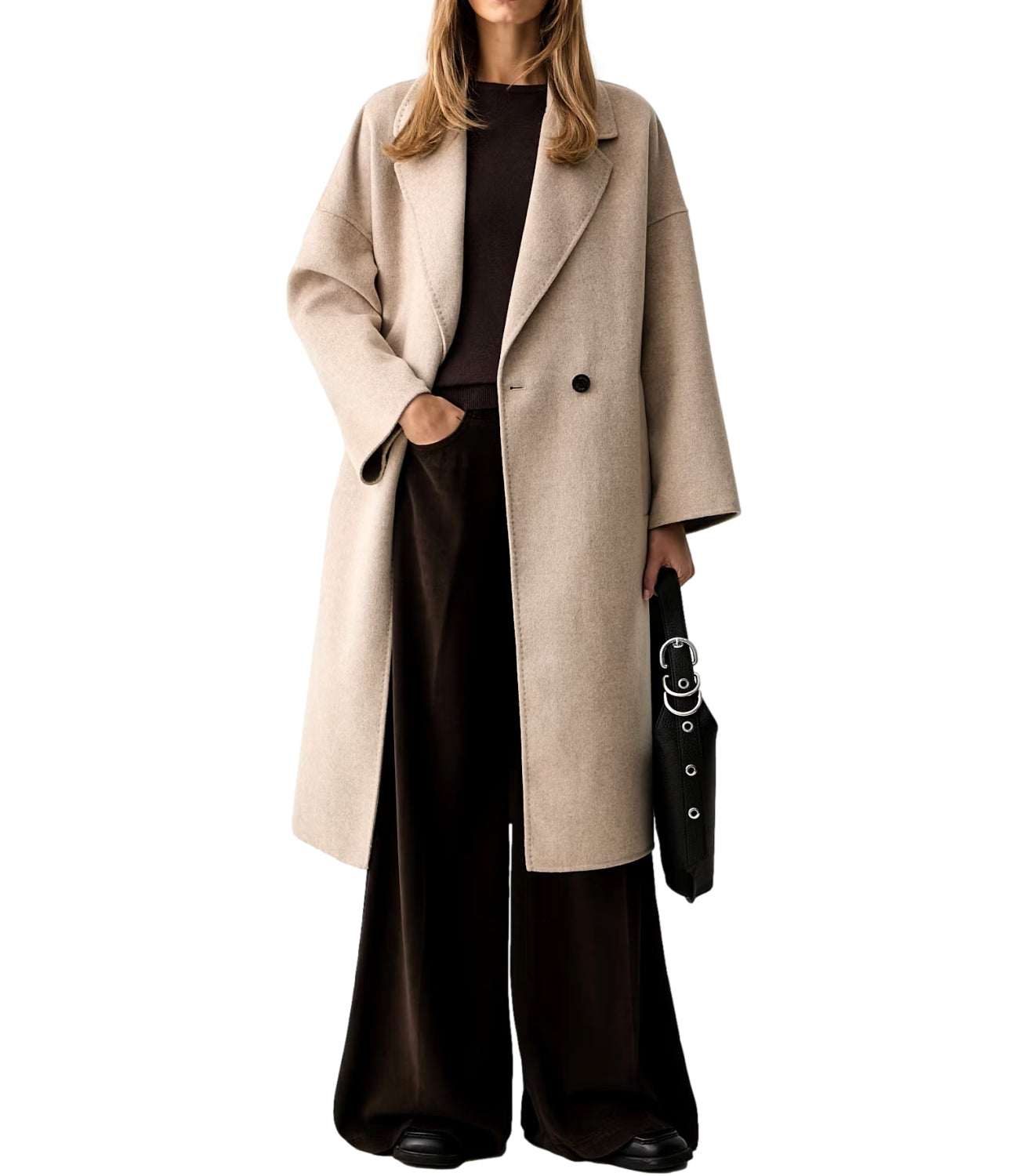 Vicolo Cappotto Tortora Donna