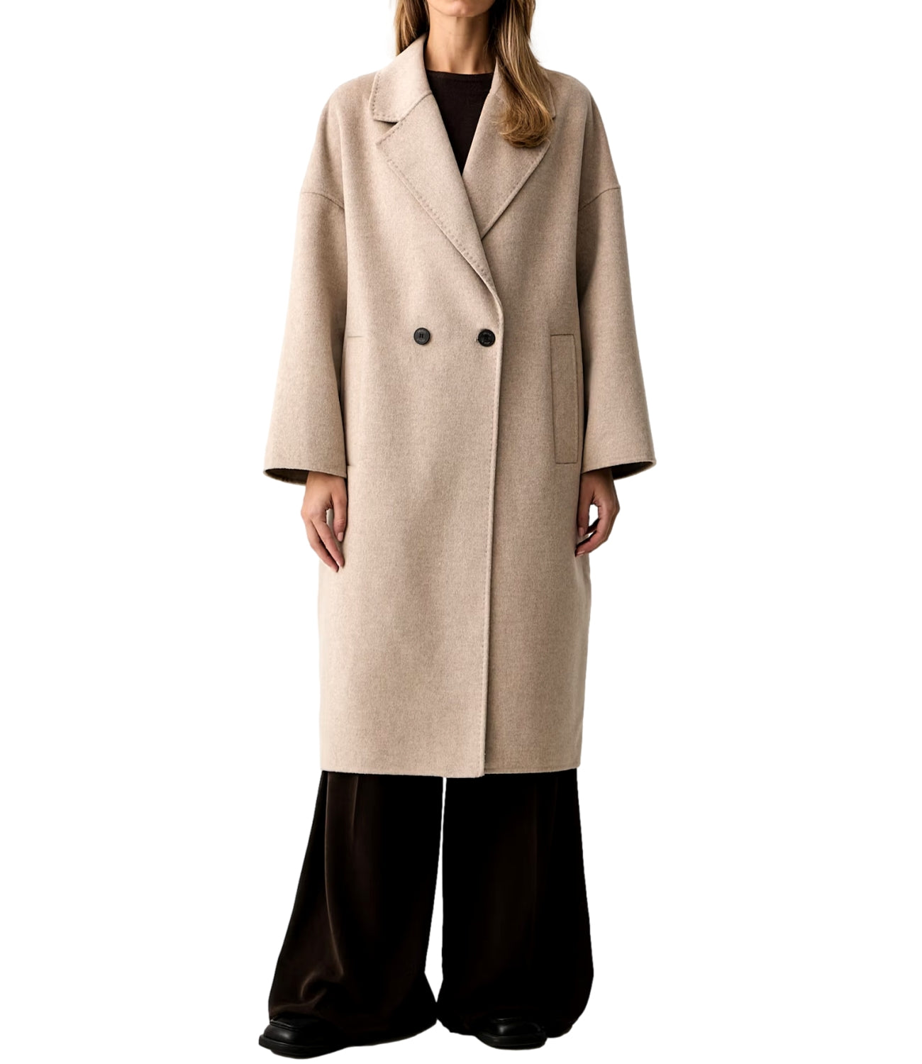 Vicolo Cappotto Tortora Donna