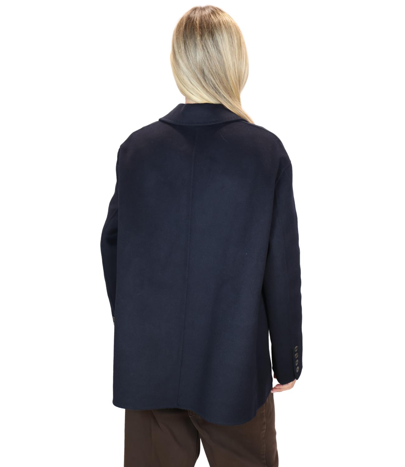 Vicolo Cappotto Blu Donna