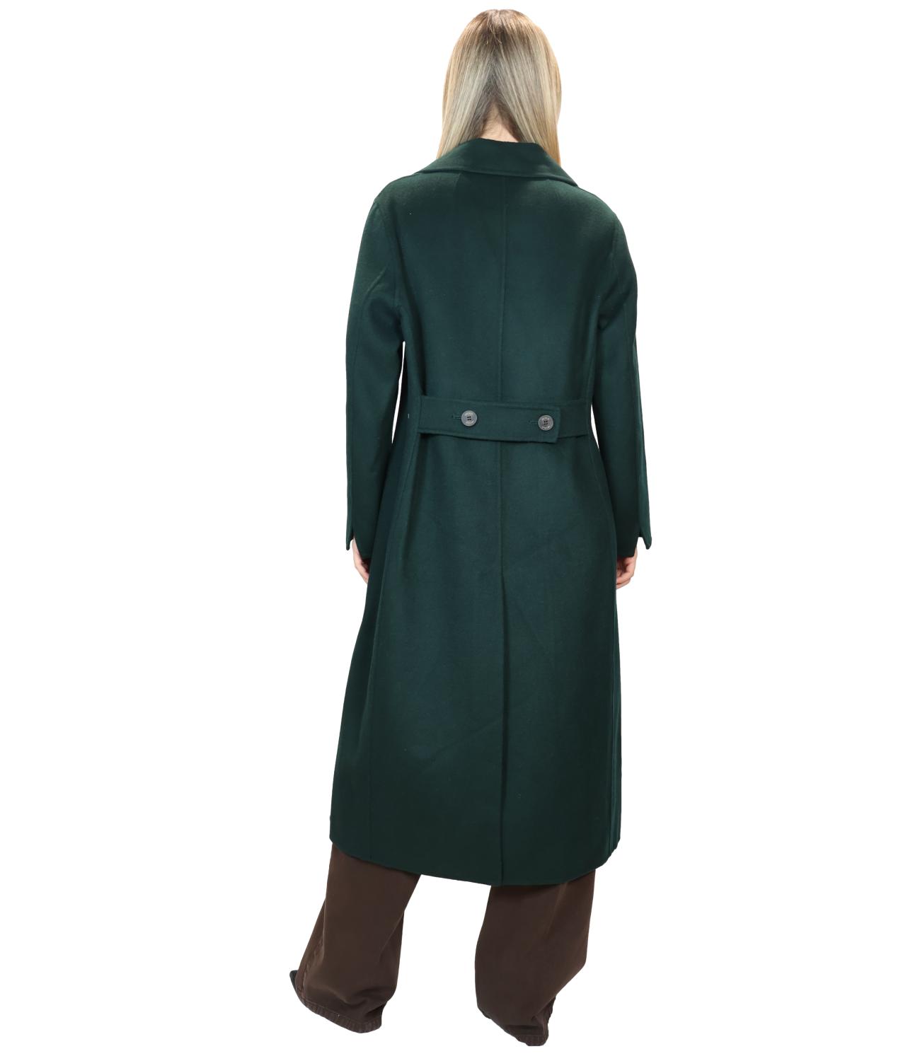 Vicolo Cappotto Doppiopetto Foresta Donna