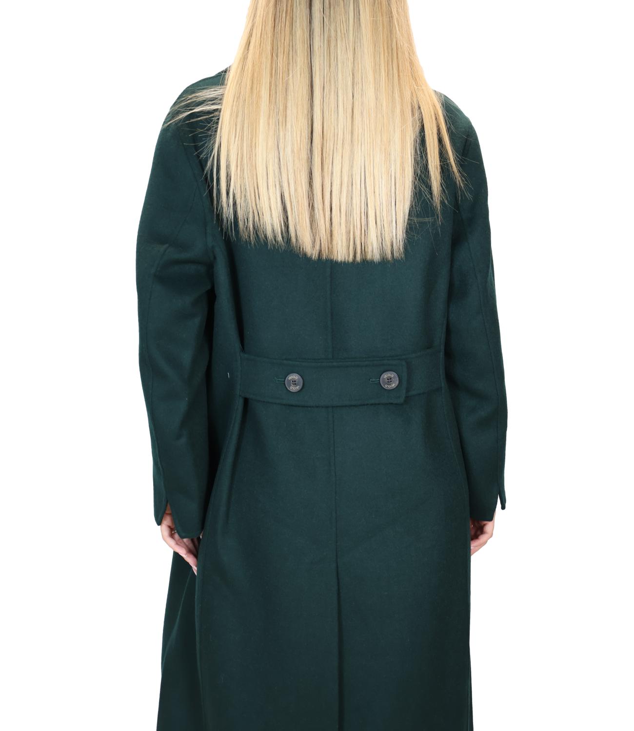 Vicolo Cappotto Doppiopetto Foresta Donna