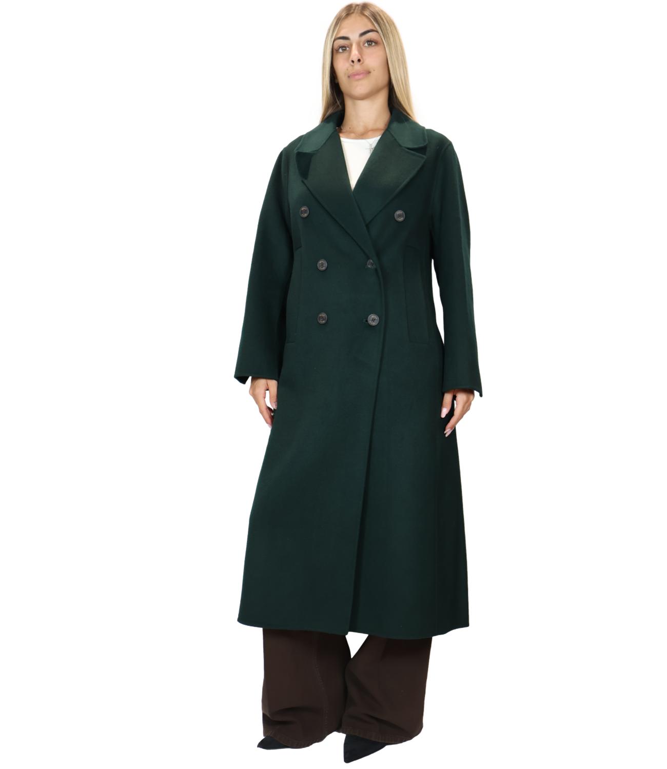 Vicolo Cappotto Doppiopetto Foresta Donna