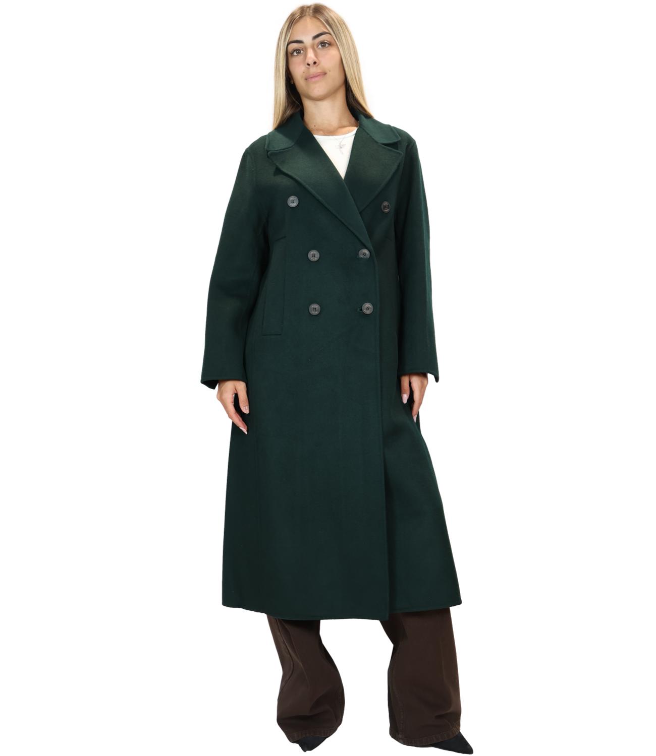 Vicolo Cappotto Doppiopetto Foresta Donna