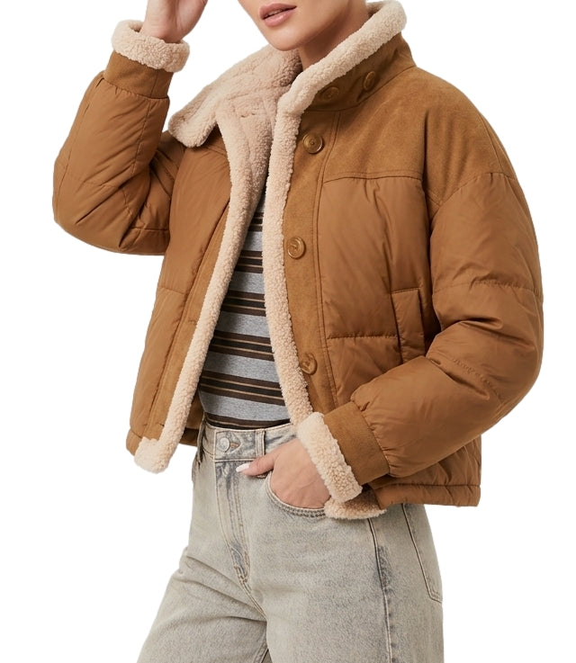 Vicolo Cappotto Cammello Donna