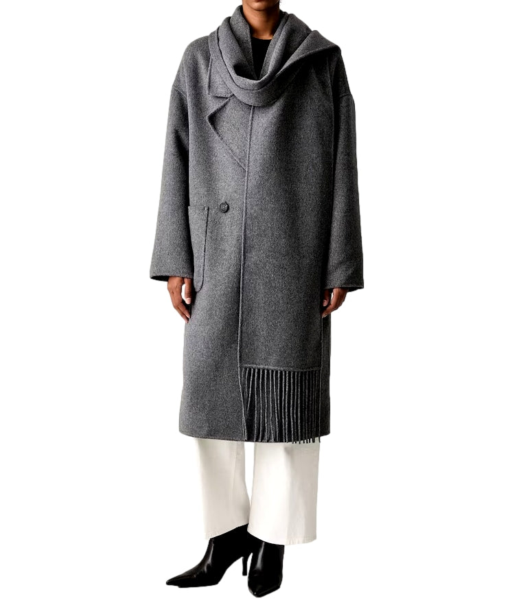 Vicolo Cappotto Grigio Donna