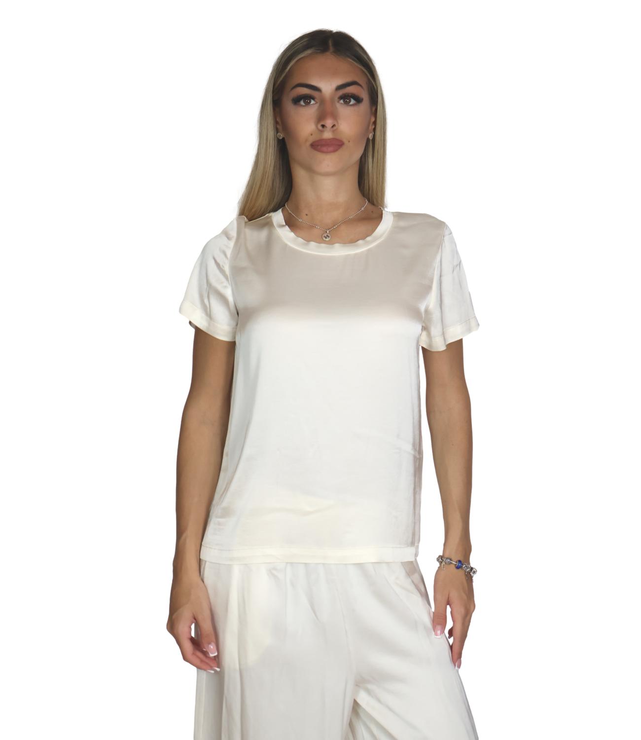 Vicolo T-shirt Panna Donna