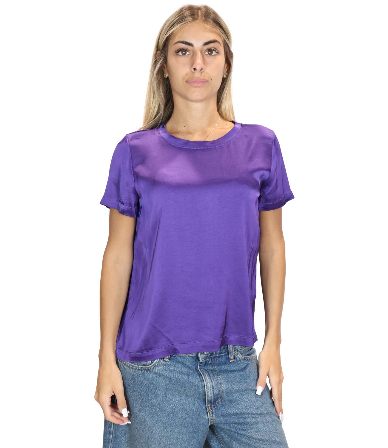 VICOLO t-shirt viola donna