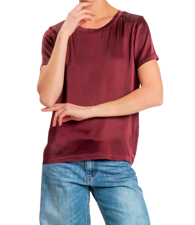 Vicolo T-shirt Bordeaux Donna