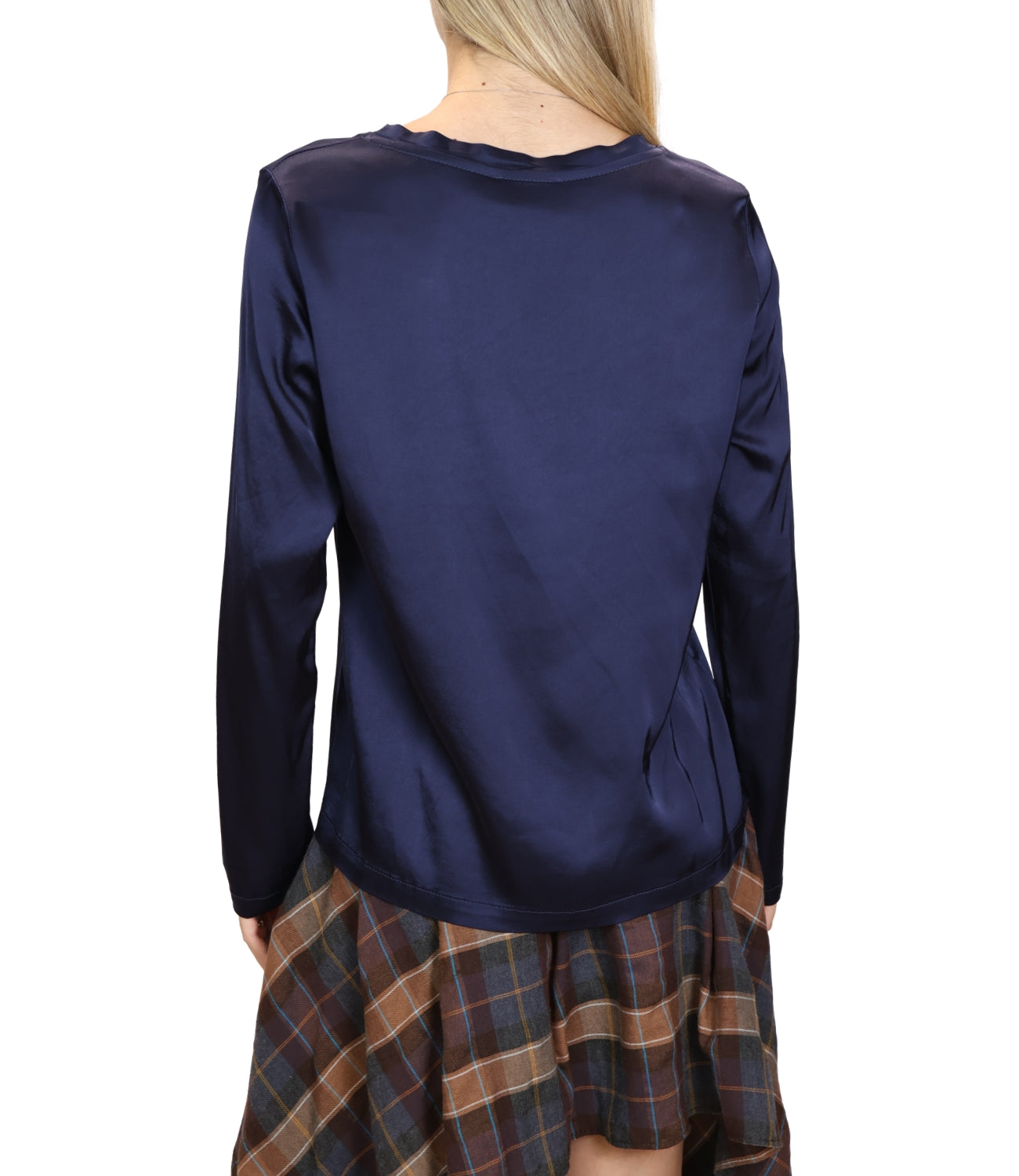 Vicolo T-shirt Satin Blu Donna