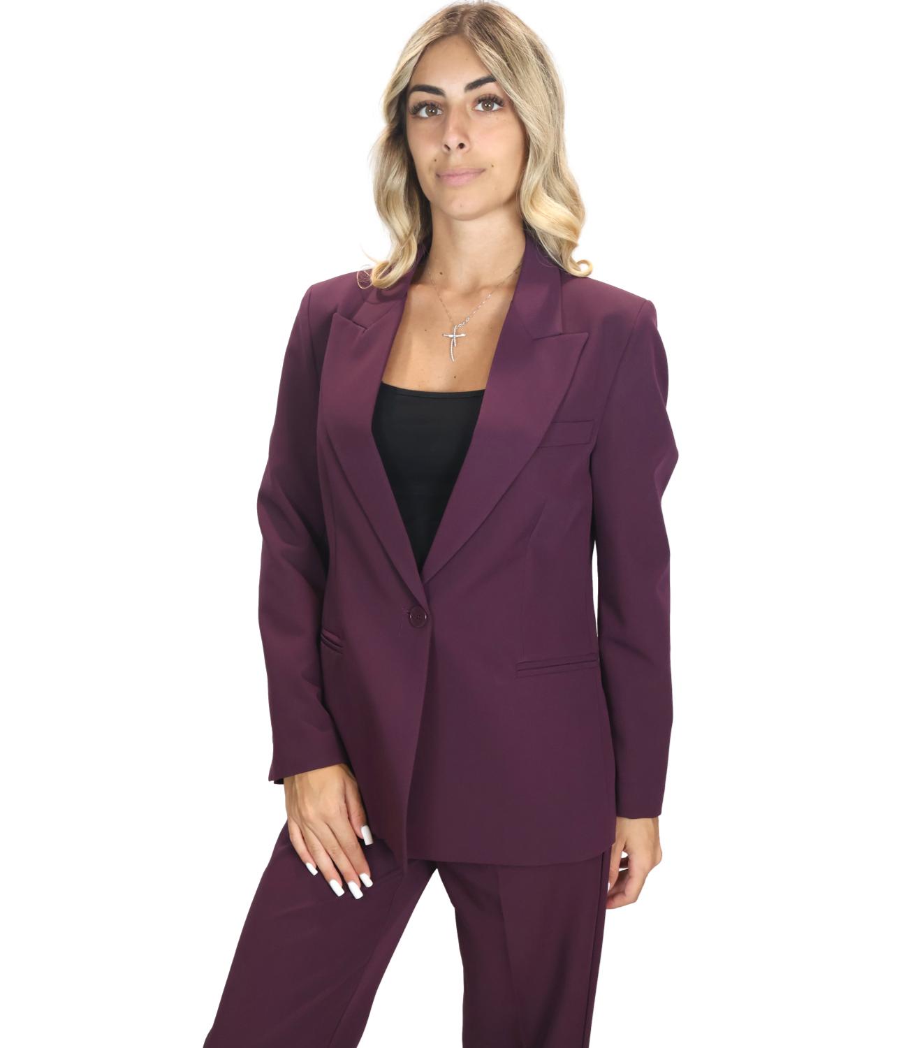 Vicolo Giacca Bordeaux Donna